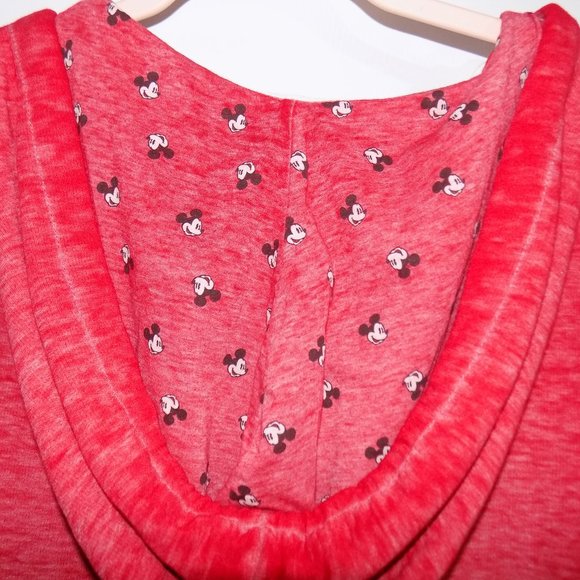 Disney Mickey Mouse Long Sleeve Hooded Tee Size XS - Picture 4 of 6